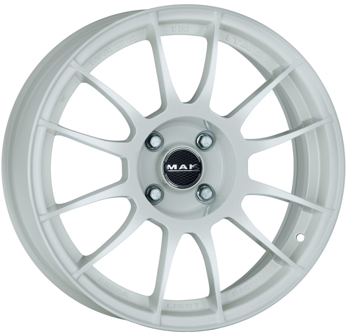 Mak XLR gloss white 7x16 ET45 - LK4/108 ML63.4
