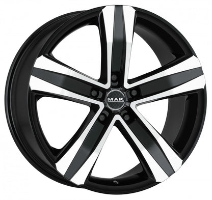 Mak Stone 5 black mirror 6.5x16 ET55 - LK5/130 ML89.1