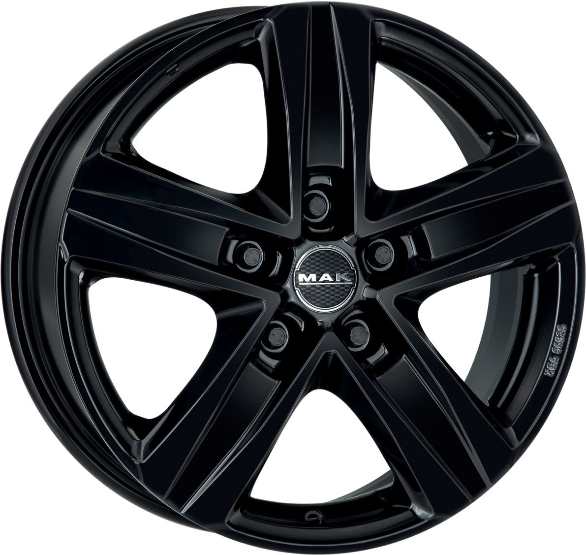 Mak Stone 5 gloss black 6.5x16 ET55 - LK5/130 ML89.1