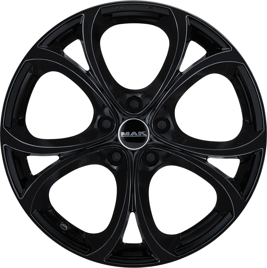 Mak Lario gloss black 8x18 ET41 - LK5/110 ML65.1