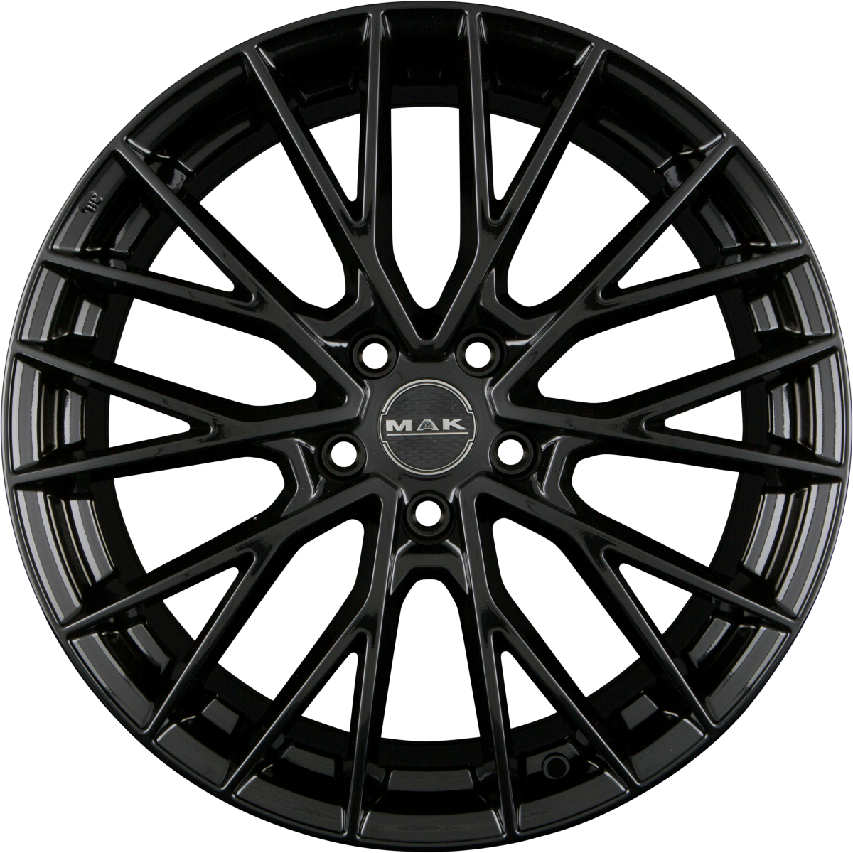 Mak Speciale Gloss Black Alufelge 11.5x22 Zoll ET52 LK 5x112 ML66.6