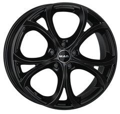 Mak Lario gloss black Alufelge 10x20 Zoll ET34 LK 5x110 ML65.1