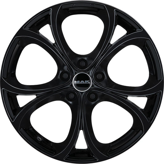 Mak Lario gloss black 10x20 ET34 - LK5/110 ML65.1