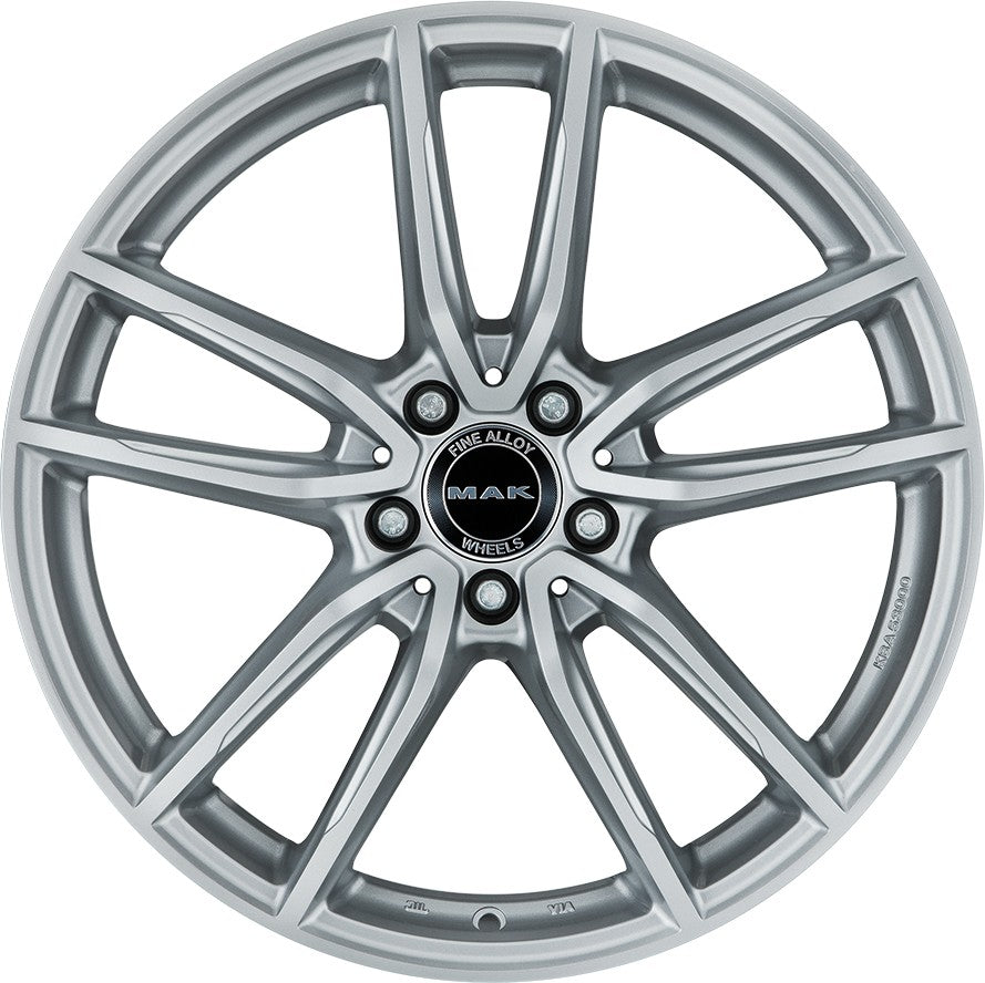 Mak Evo silver 9x20 ET33 - LK5/112 ML66.6