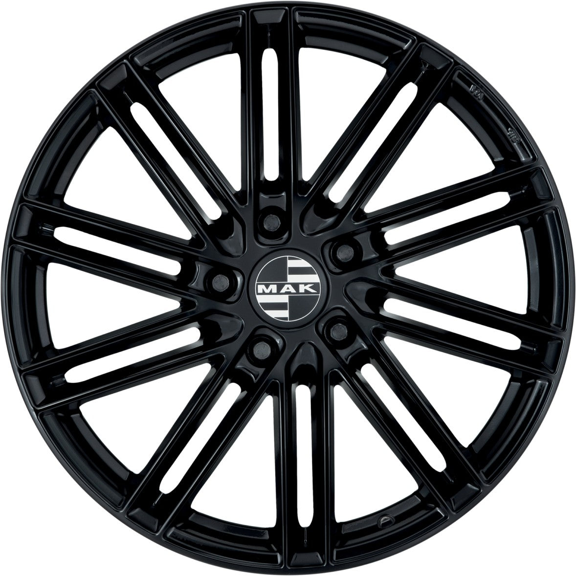 Mak Leipzig-D gloss black 10.5x22 ET18 - LK5/112 ML66.45