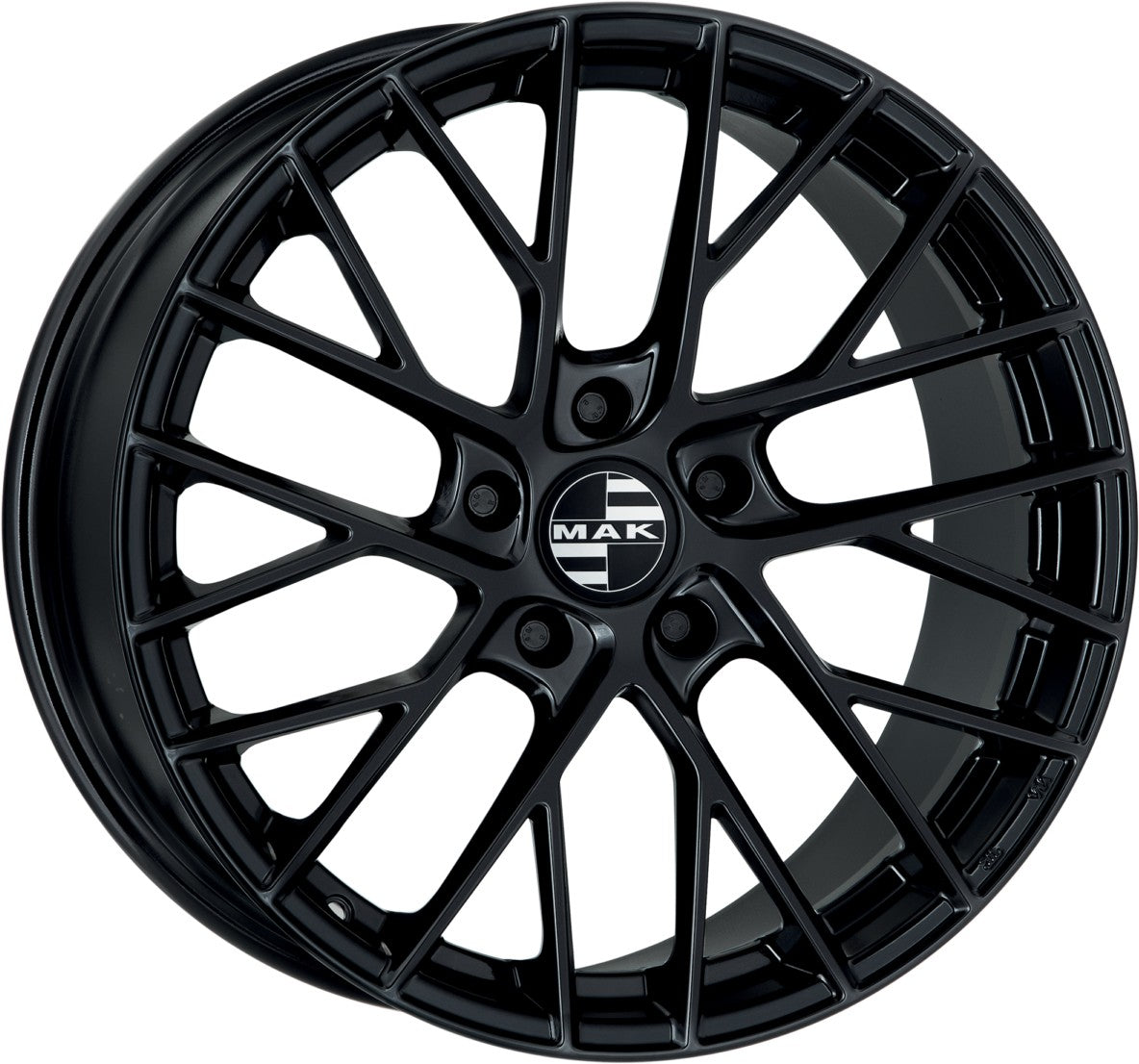 Mak Monaco-D gloss black Alufelge 10x19 Zoll ET45 LK 5x130 ML71.6