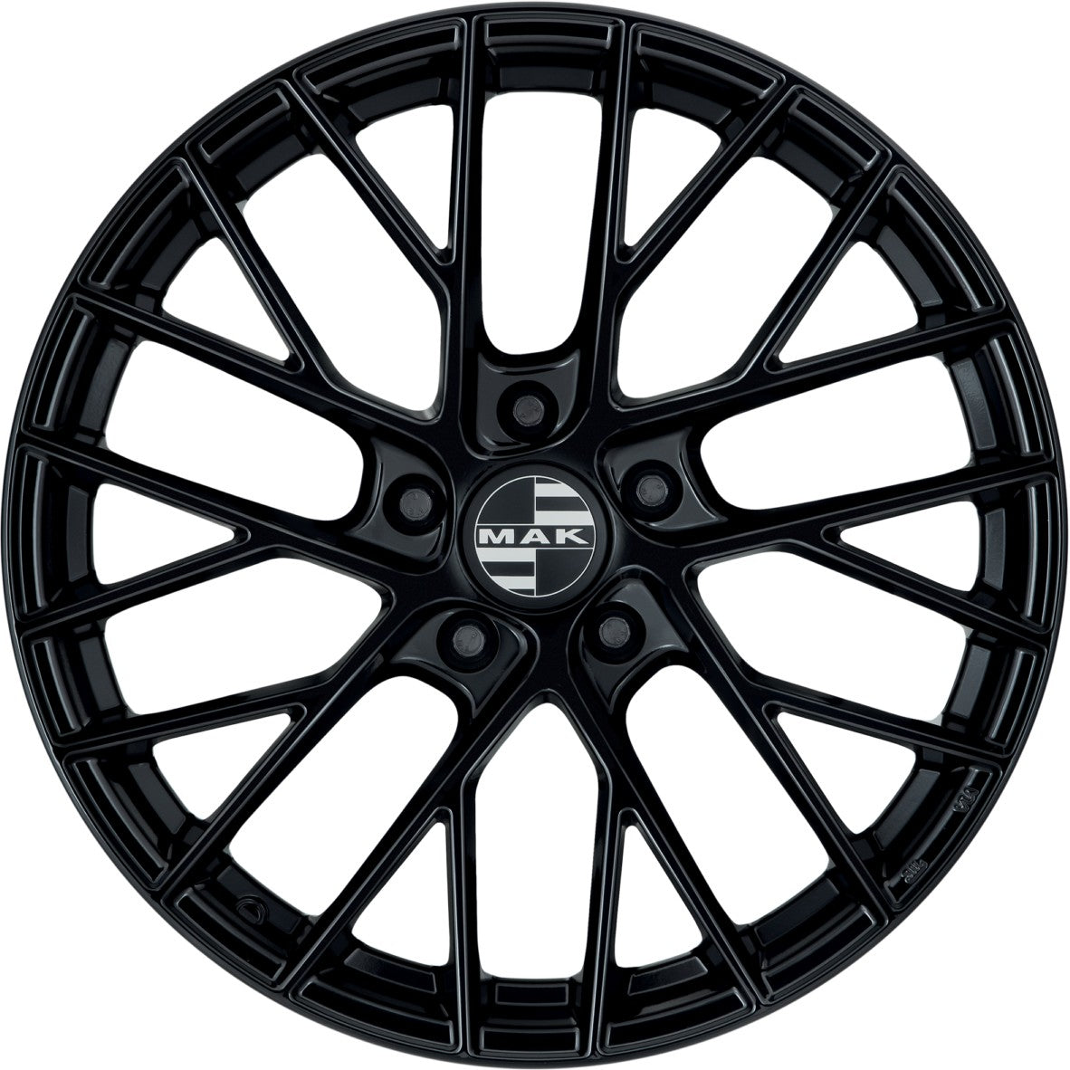 Mak Monaco-D gloss black Alufelge 10x19 Zoll ET45 LK 5x130 ML71.6 – Bild 2