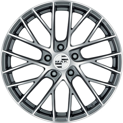 Mak Monaco-D gun metallic mirror 11.5x21 ET59 - LK5/130 ML71.6