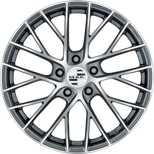 Mak Monaco-D gun metallic mirror 11.5x21 ET67 - LK5/130 ML71.6