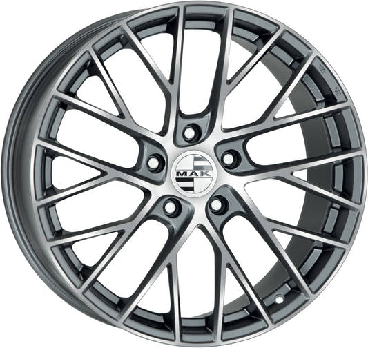 Mak Monaco gun metallic mirror 8.5x21 ET51 - LK5/130 ML71.6