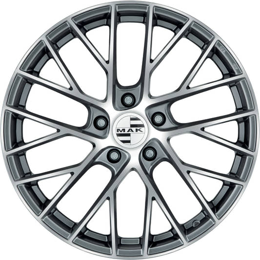 Mak Monaco gun metallic mirror 8.5x21 ET51 - LK5/130 ML71.6