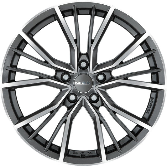 Mak Union gun metallic mirror 9x20 ET26 - LK5/112 ML66.45