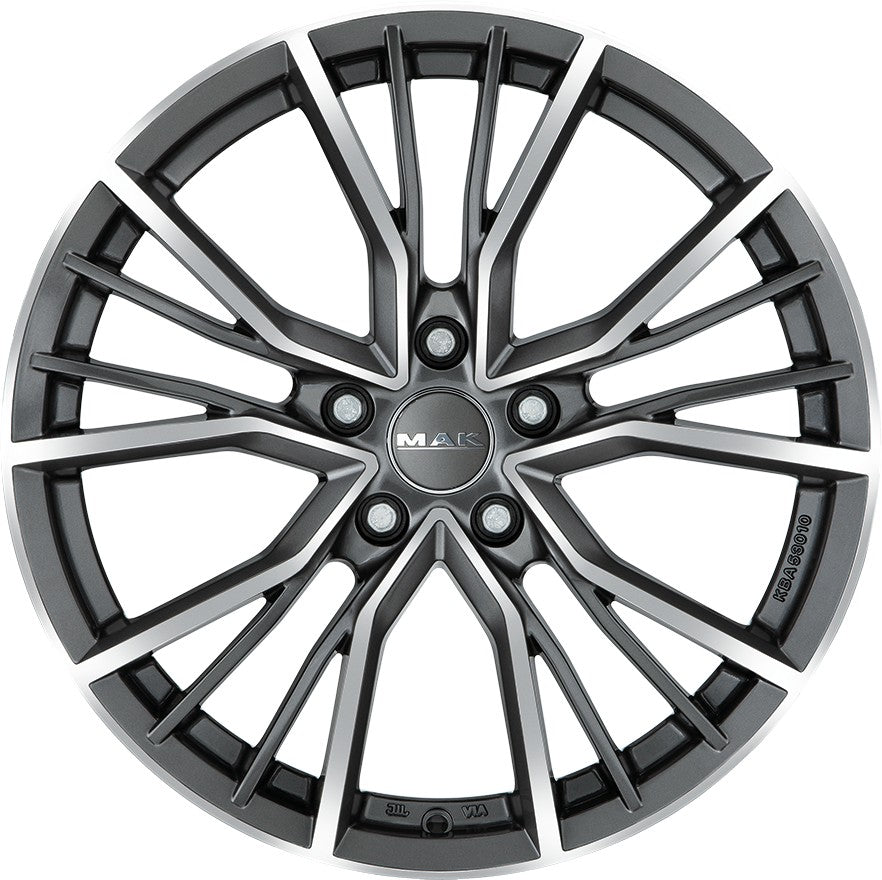 Mak Union gun metallic mirror 9.5x21 ET25 - LK5/112 ML66.45