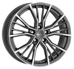 Mak Union gun metallic mirror Alufelge 9.5x21 Zoll ET36 LK 5x112 ML66.45