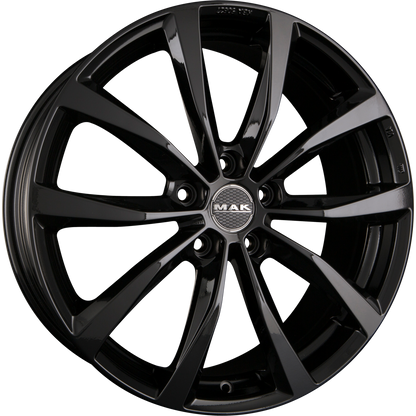 Mak Wolf gloss black Alufelge 6.5x16 Zoll ET35 LK 5x112 ML76 – Bild 4
