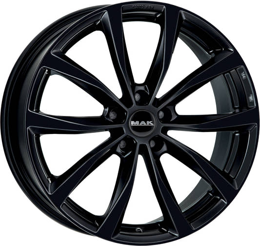 Mak Wolf gloss black 6.5x16 ET42 - LK5/100 ML57.1