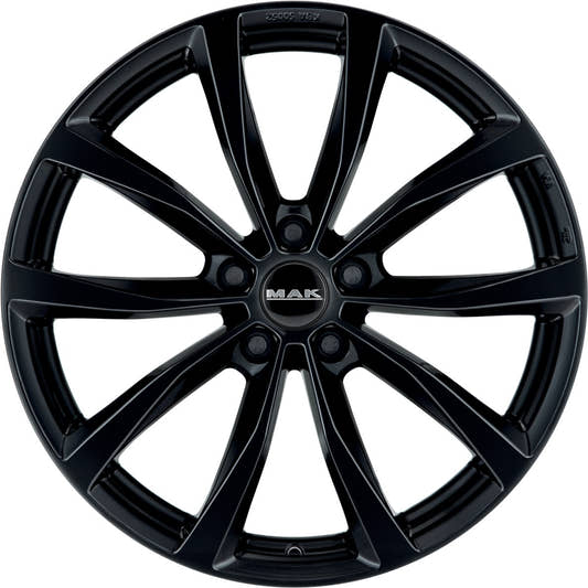 Mak Wolf gloss black 6.5x16 ET42 - LK5/100 ML57.1