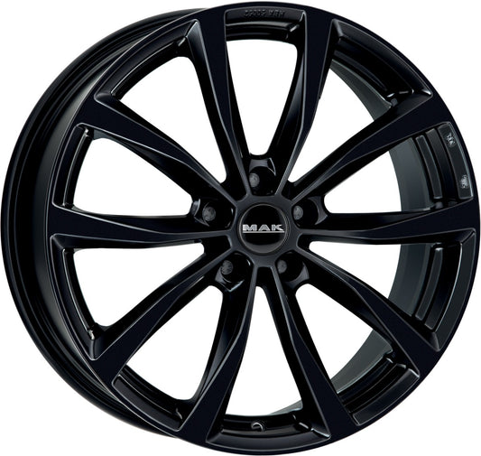 Mak Wolf gloss black 7.5x18 ET42 - LK5/112 ML76