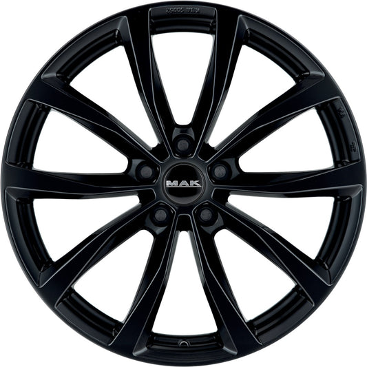 Mak Wolf gloss black 8x20 ET45 - LK5/108 ML63.4