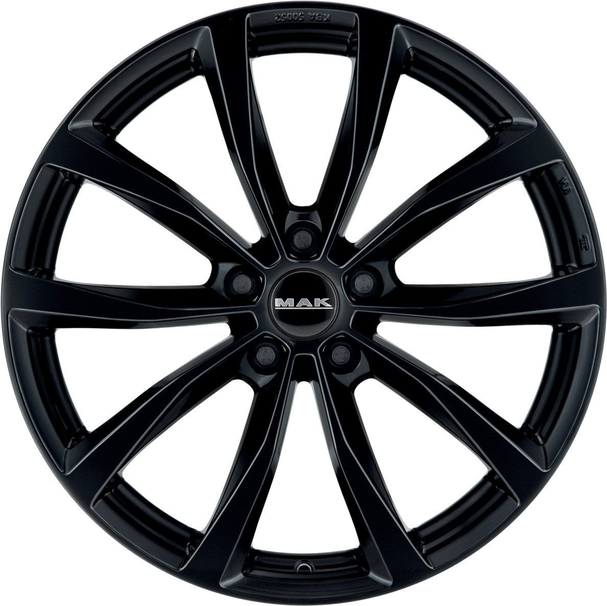 Mak Wolf gloss black 8x18 ET33 - LK5/110 ML65.1