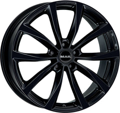 Mak Wolf gloss black Alufelge 8x18 Zoll ET50 LK 5x108 ML72