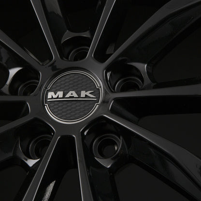 Mak Wolf Gloss Black Alufelge 8x19 Zoll ET45 LK 5x108 ML63.4 – Bild 5