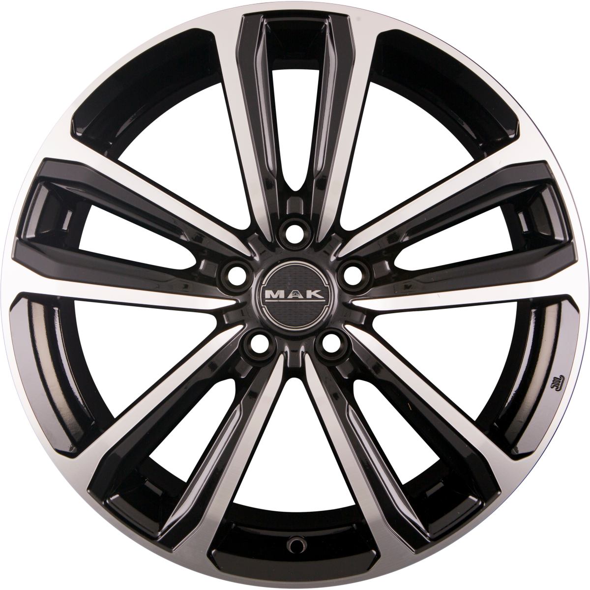 Mak Magma black mirror Alufelge 7x17 Zoll ET38 LK 4x108 ML72 – Bild 3