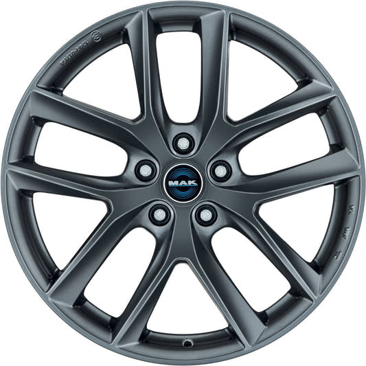 Mak Voltage gloss gun metallic Alufelge 8x19 Zoll ET40 LK 5x120 ML64.1