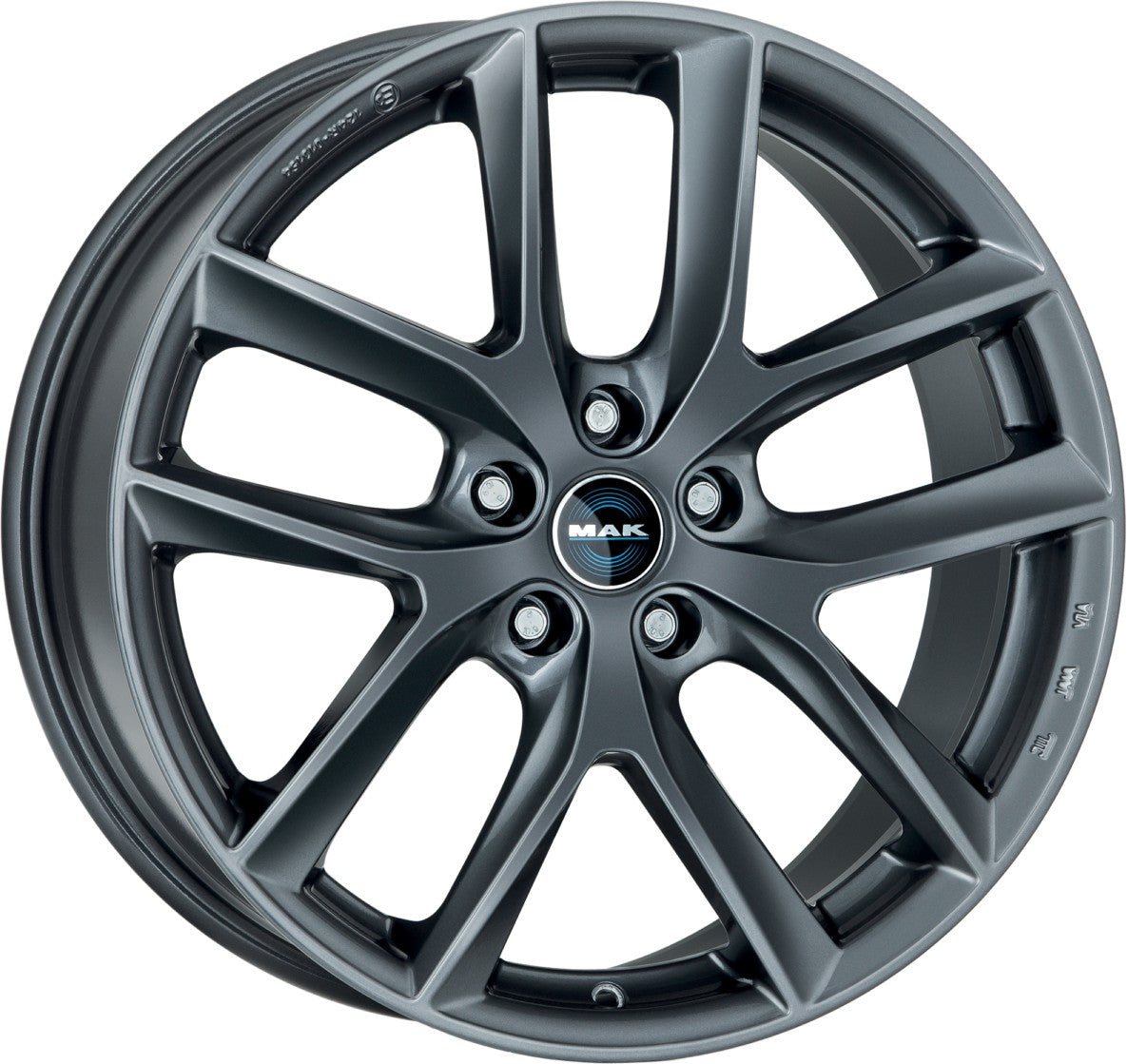 Mak Voltage gloss gun metallic 8.5x19 ET40 - LK5/114.3 ML64.1
