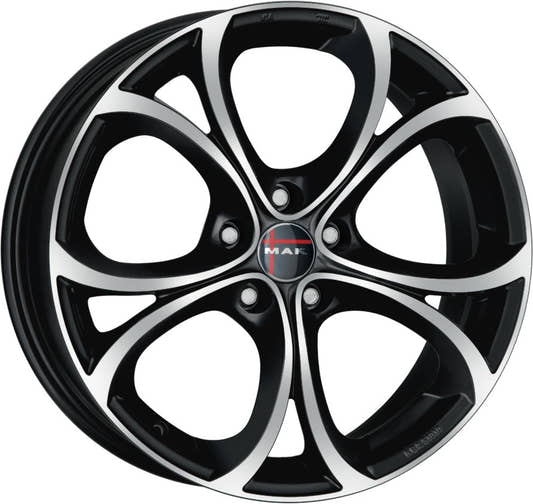 Mak Lario black mirror 8x18 ET34 - LK5/110 ML65.1