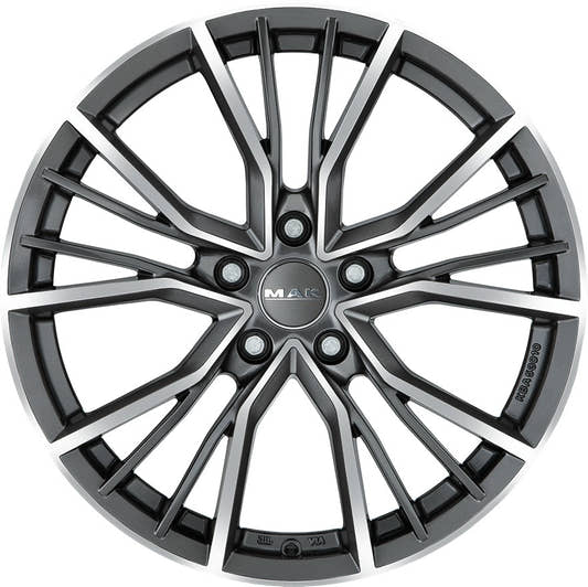 Mak Union gun metallic mirror 10x22 ET19 - LK5/112 ML66.45