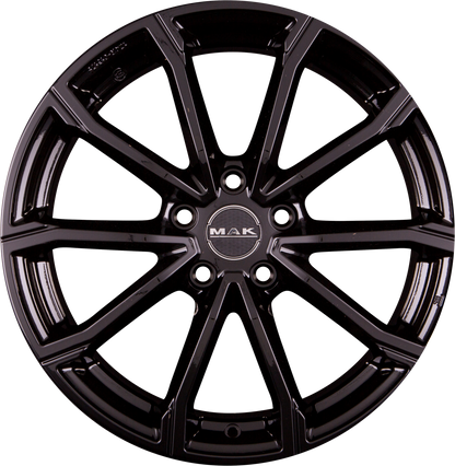Mak DaVinci gloss black Alufelge 7x17 Zoll ET40 LK 5x114.3 ML66.1 – Bild 4