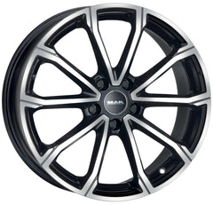 Mak DaVinci black mirror Alufelge 8x18 Zoll ET40 LK 5x112 ML66.45