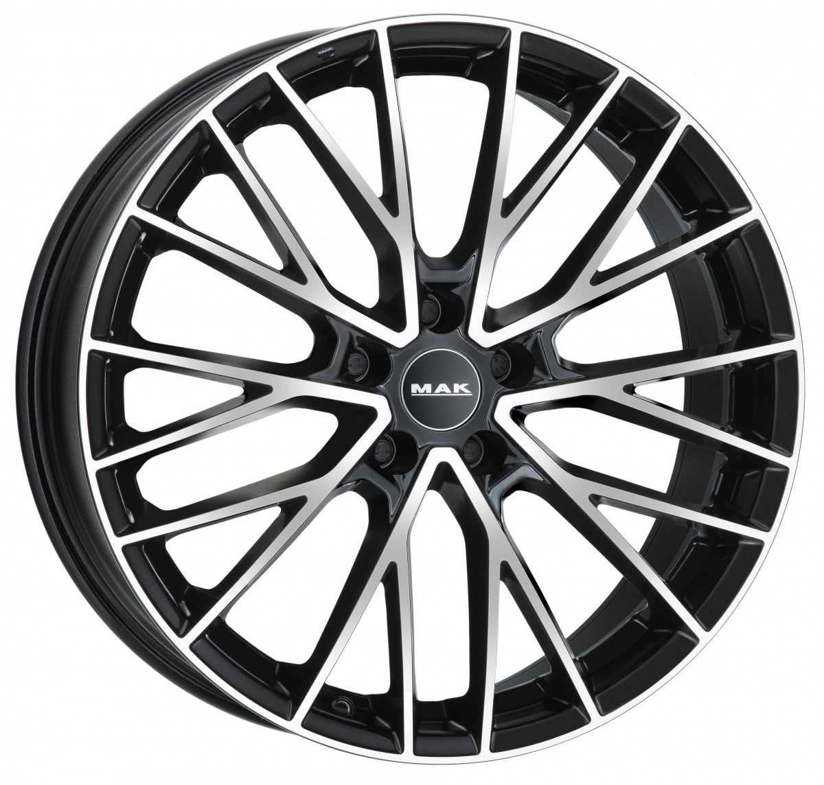 Mak Speciale black mirror Alufelge 10x23 Zoll ET41 LK 5x120 ML72.6