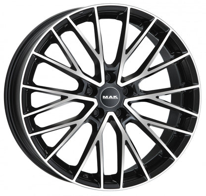 Mak Speciale black mirror Alufelge 10x23 Zoll ET41 LK 5x120 ML72.6