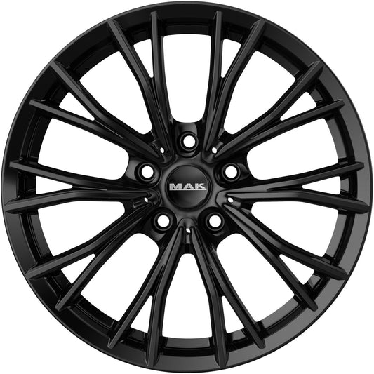 Mak Mark gloss black 8x17 ET30 - LK5/120 ML72.6