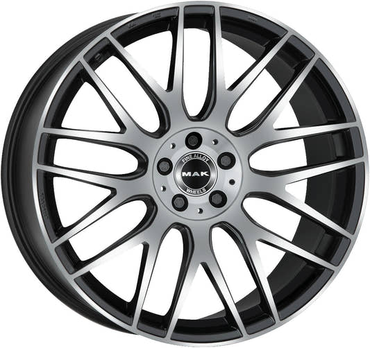 Mak Arrow-D black mirror Alufelge 9.5x20 Zoll ET35 LK 5x112 ML66.6
