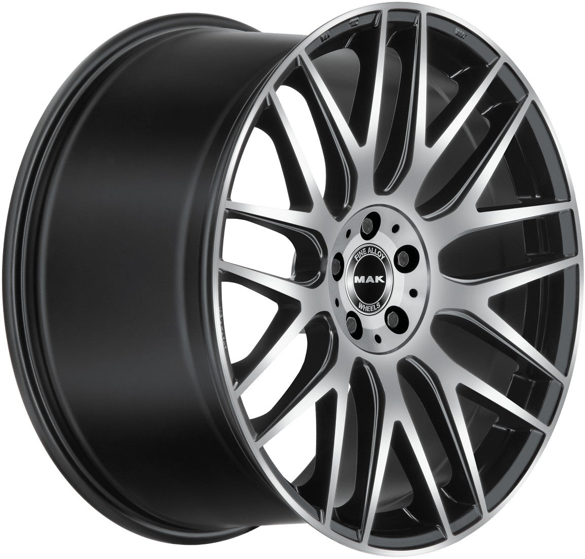 Mak Arrow-D black mirror 9.5x20 ET35 - LK5/112 ML66.6