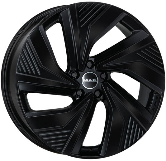 Mak Electra gloss black Alufelge 9x19 Zoll ET53 LK 5x108 ML63.4