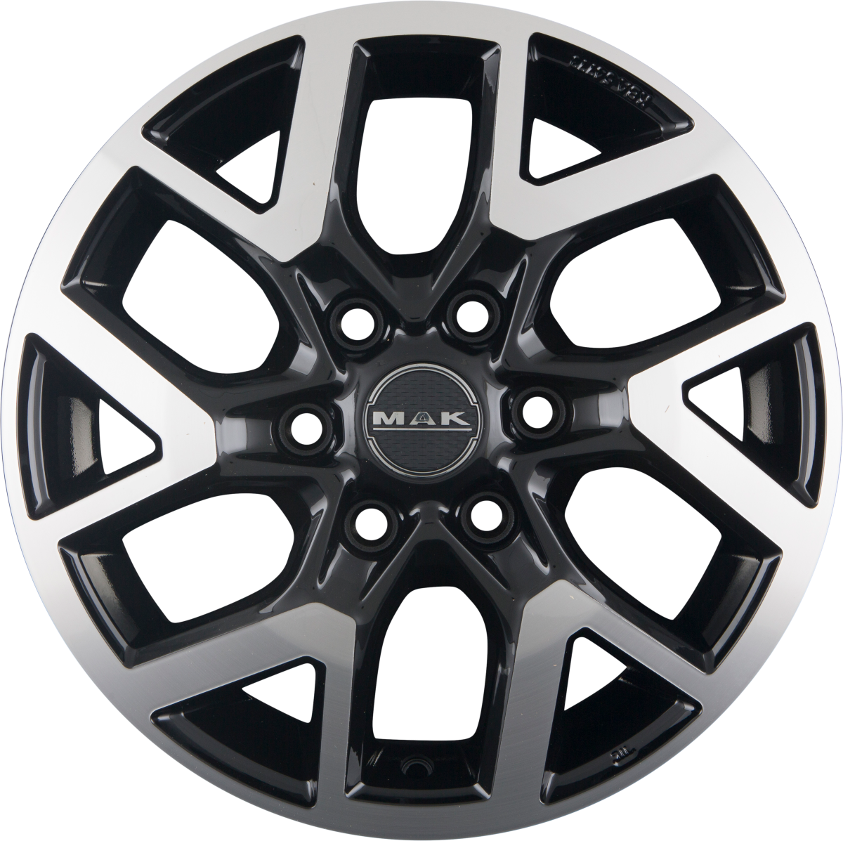 Mak Gravel black mirror Alufelge 6.5x16 Zoll ET62 LK 6x130 ML84.1 – Bild 4