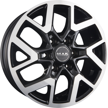 Mak Gravel black mirror Alufelge 6.5x16 Zoll ET62 LK 6x130 ML84.1 – Bild 5