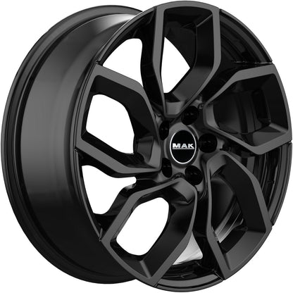 Mak Apollo gloss black 7.5x18 ET38 - LK5/110 ML65.1