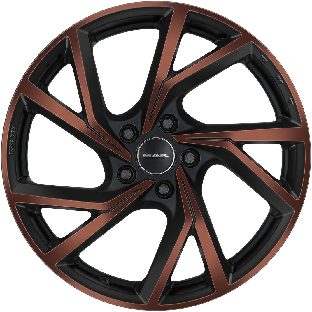 Mak Kassel black & bronze 7.5x18 ET48 - LK5/114.3 ML76
