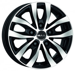Mak Load 5 black mirror Alufelge 6.5x16 Zoll ET45 LK 5x114.3 ML66.1