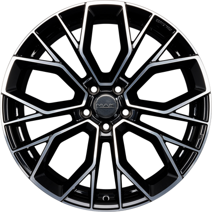 Mak Stilo-D black mirror Alufelge 9.5x19 Zoll ET42 LK 5x110 ML65.1 – Bild 4