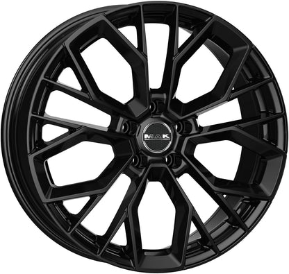 Mak Stilo gloss black 8.5x19 ET30 - LK5/112 ML66.6