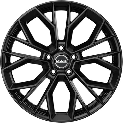 Mak Stilo gloss black 8.5x19 ET30 - LK5/112 ML66.6