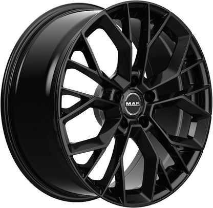 Mak Stilo gloss black 8.5x19 ET30 - LK5/112 ML66.6