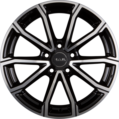 Mak DaVinci black mirror Alufelge 6.5x17 Zoll ET41 LK 4x98 ML58.1 – Bild 4