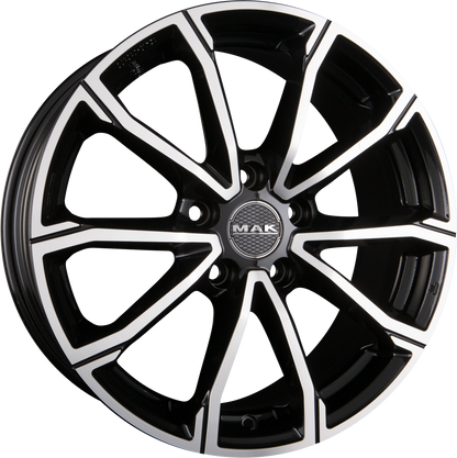 Mak DaVinci black mirror Alufelge 6.5x17 Zoll ET41 LK 4x98 ML58.1 – Bild 5